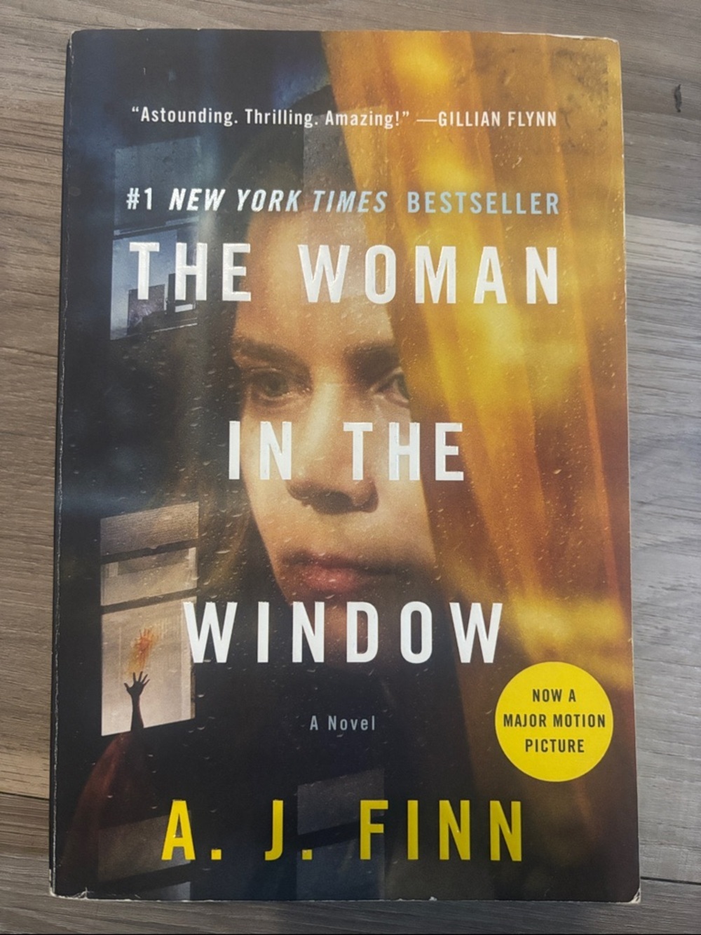 The Woman in the Window by A. J. Finn - Yellow & Black Cover